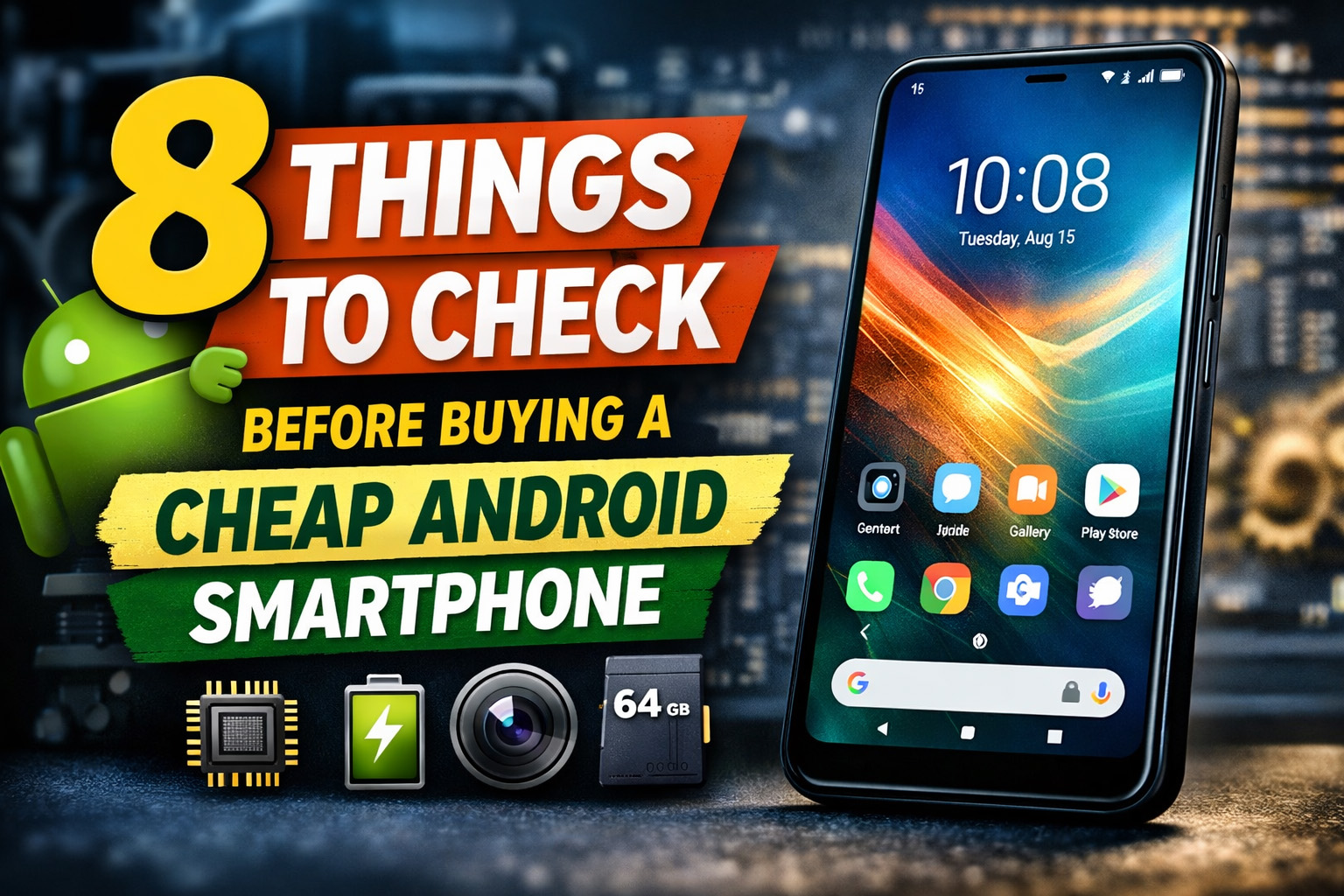 8 Must-Have Qualities to Look for in a Cheap Android Smartphone Before Buying